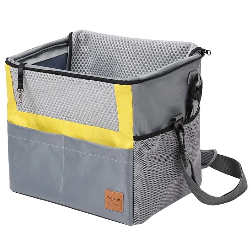 OEM Cheap Detachable Folding Bike Bicycle Basket for Pet Carrier Traveling Front Dog Carrier Bike Basket Pet Seat Cover