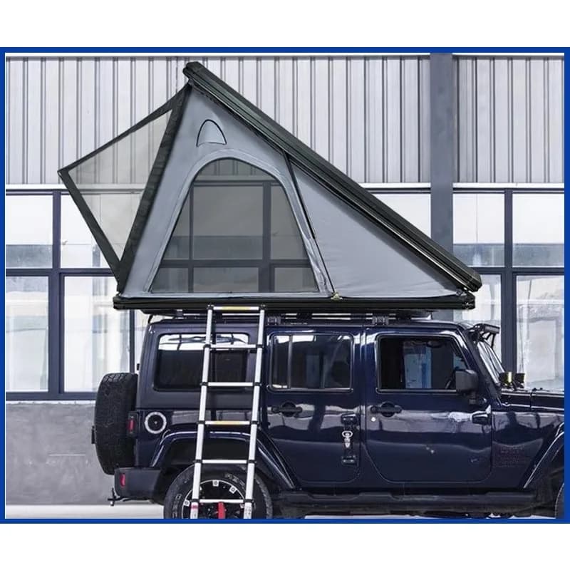 Tenda da Tetto per Auto, Tenda da Campeggio Esterna in Lega di Alluminio, Guscio Rigido Automatico Impermeabile, Riparo dal Sole