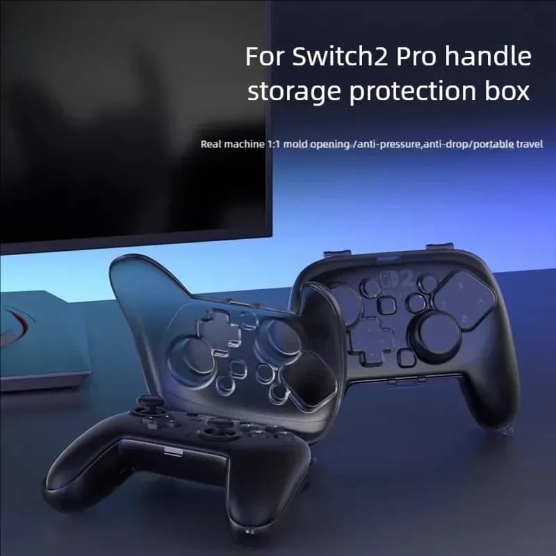 Adatto per Switch 2 Pro, Custodia Protettiva per Console di Gioco, Cover Trasparente Rigida per Gamepad, Accessori per Videogiochi
