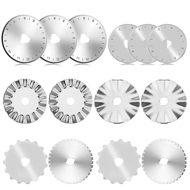 1PC 28/45mm Rotary Cutter Blade Round Quilting Blades Rotary Replacement Cutting Blade for Quilting Fabric Sewing Craft