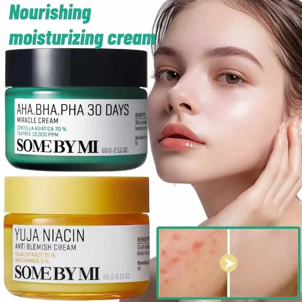 SOMEBYMI AHA.BHB.PHA 30 YOUNG Miracle Cream Improves the tone of the opaque skin Oil trend skin Autumn YUJA Niacin Anti-imperfection cream