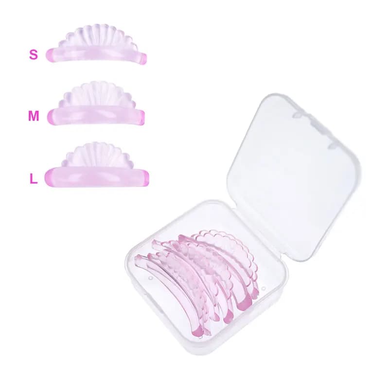 3/5 Paia di Bastoncini in Silicone per Laminazione Ciglia, Pad per Permanente Ciglia, Distanziatori Riutilizzabili, Applicatore per Ciglia 3D, Strumento per Trucco
