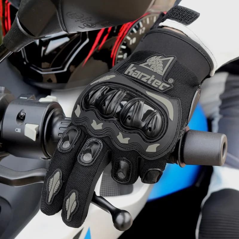 Touch screen Resistente all'usura, antivento e alle cadute, Forniture per l'equitazione, Guanti protettivi multiuso per moto, Locomotiva
