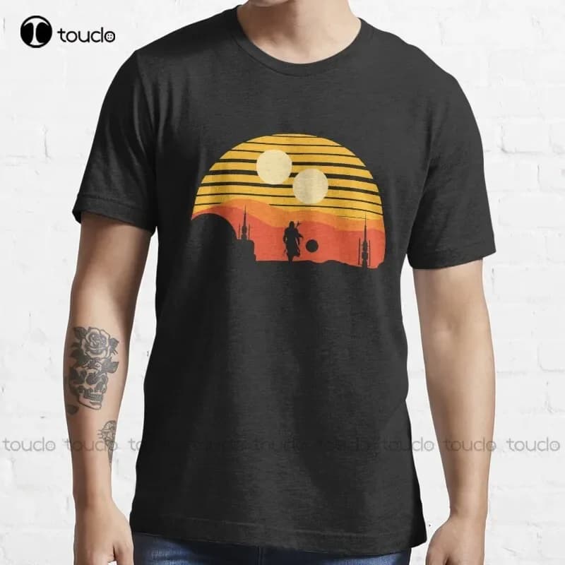 Nuova maglietta The Tatooine Hunter Maglietta in cotone S-5XL T-shirt da golf unisex