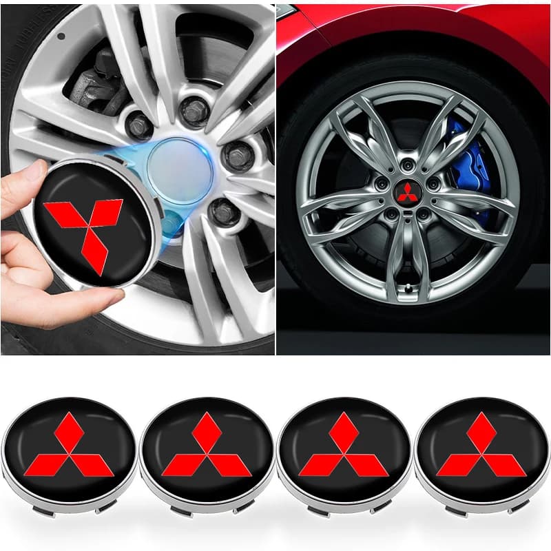 Car Wheel Hub Center badge Caps Rims Wheel Covers For Mitsubishi outlander Triton L200 ASX Mirage Pajero Eclipse Colt Lancer