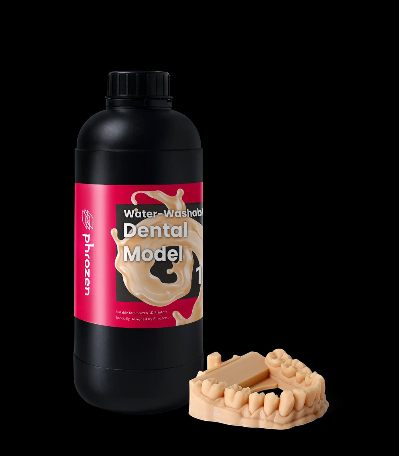 Resina per stampante 3D modello dentale lavabile in acqua Phrozen 1 kg per stampante 3D in resina stampante 3D LCD stampante 3d uv 405nm macchina da stampa 3d