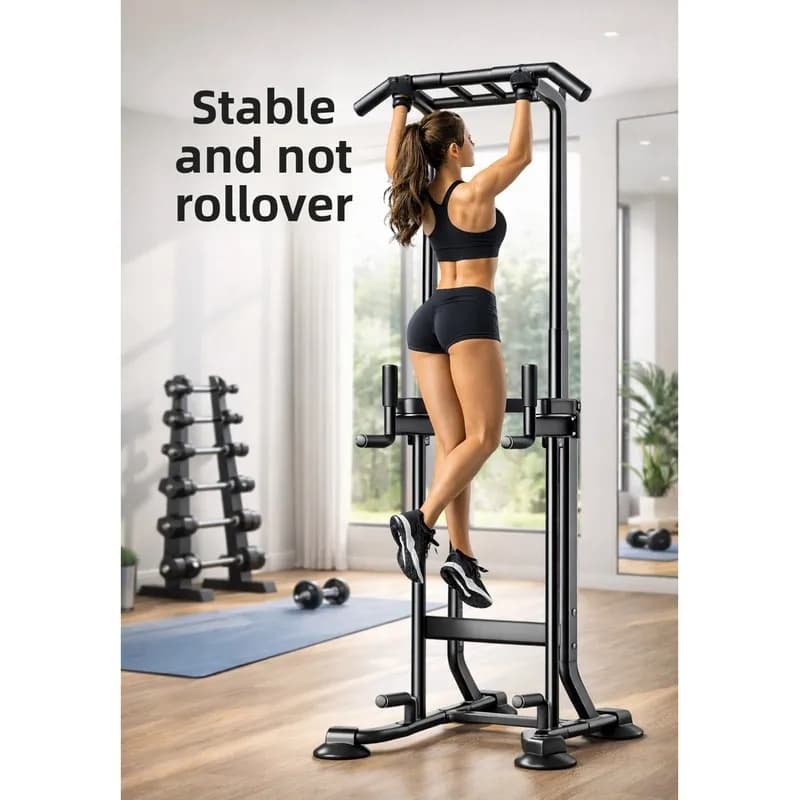 Pull-up bar for home use, indoor single bar fitness equipment, multifunctional single bar, double bar pull-up rack