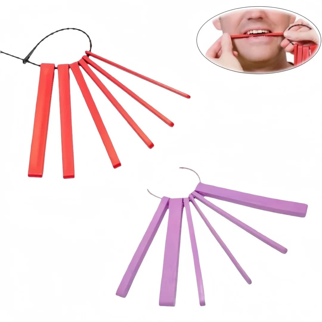 6 pcs/set Dentale Block Occlusal Kit Mouths Formation Morso Bastone for Children Masticate Massagengive Stick Path Therapy Tool