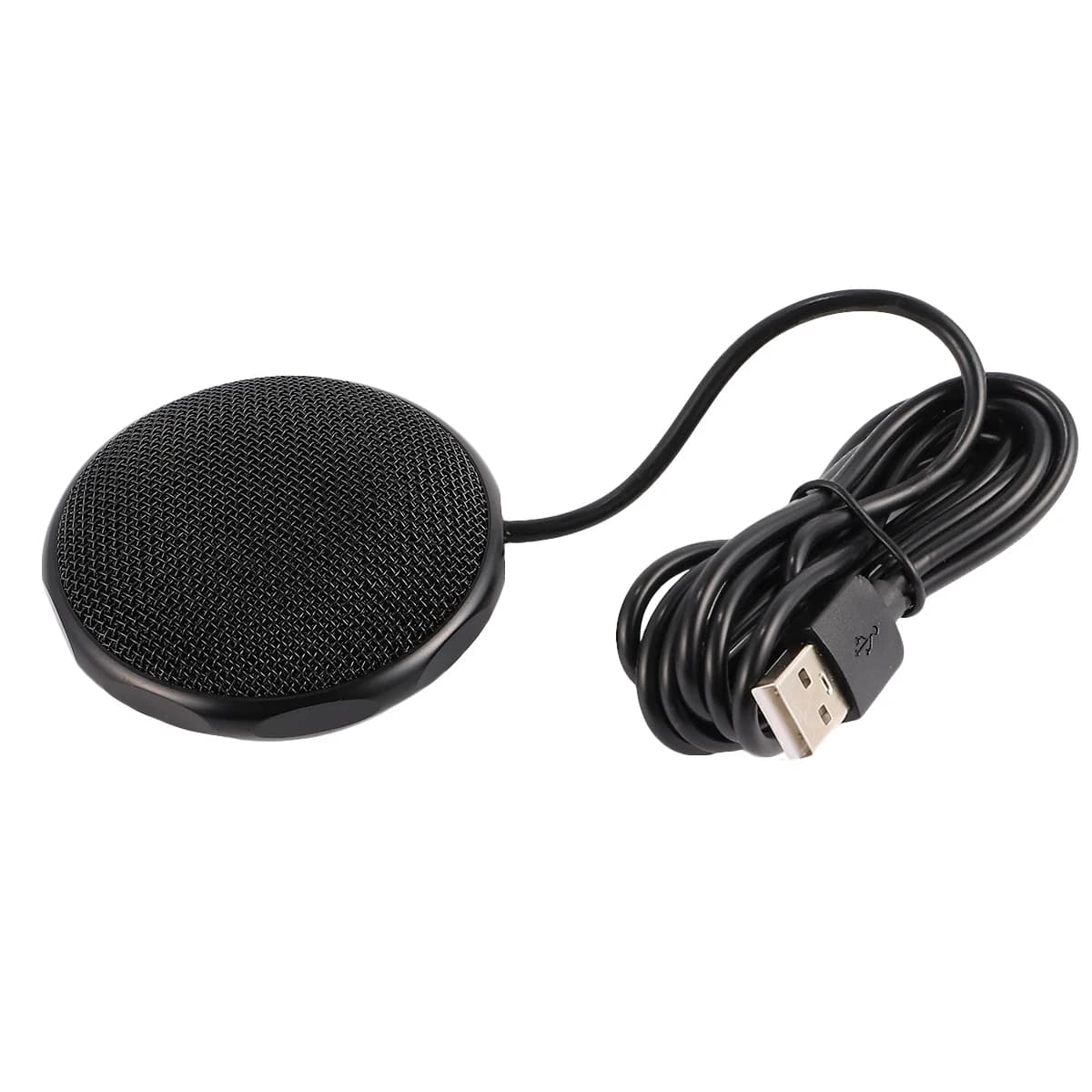 360 Degree Pickup Microphone Omnidirectional Condenser PC Microphones for Conference Computer USB Laptop Built in