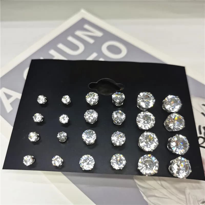 Stainless steel claws set for men (12 pairs)