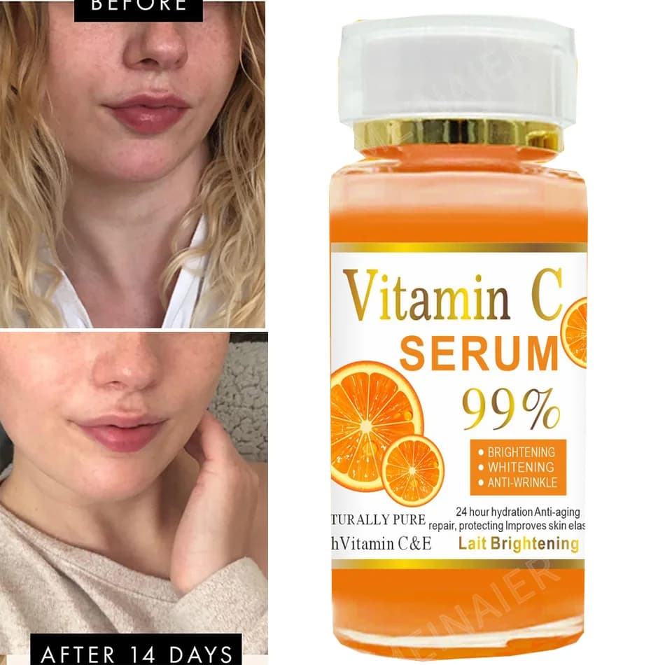 Super 120ml Serum vitamin C Siero anti-aging whitening serum oil face serum timeless face anti-wrinkles for dark facial spots