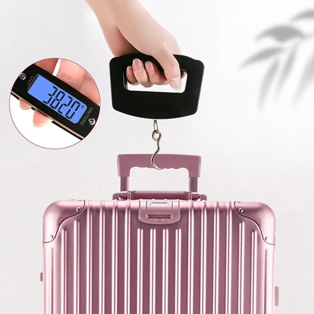 Bilancia per accessori da viaggio, bilancia digitale da viaggio multifunzione, bilancia elettronica per bagagli