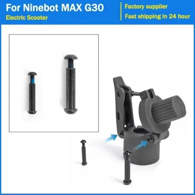 Pieghevole Pothook Cerniera Bullone Per Ninebot MAX G30 Scooter Elettrico Riparazione del Metallo In Acciaio Temprato Blocco Pull Anello Gancio Vite Parte Fissa