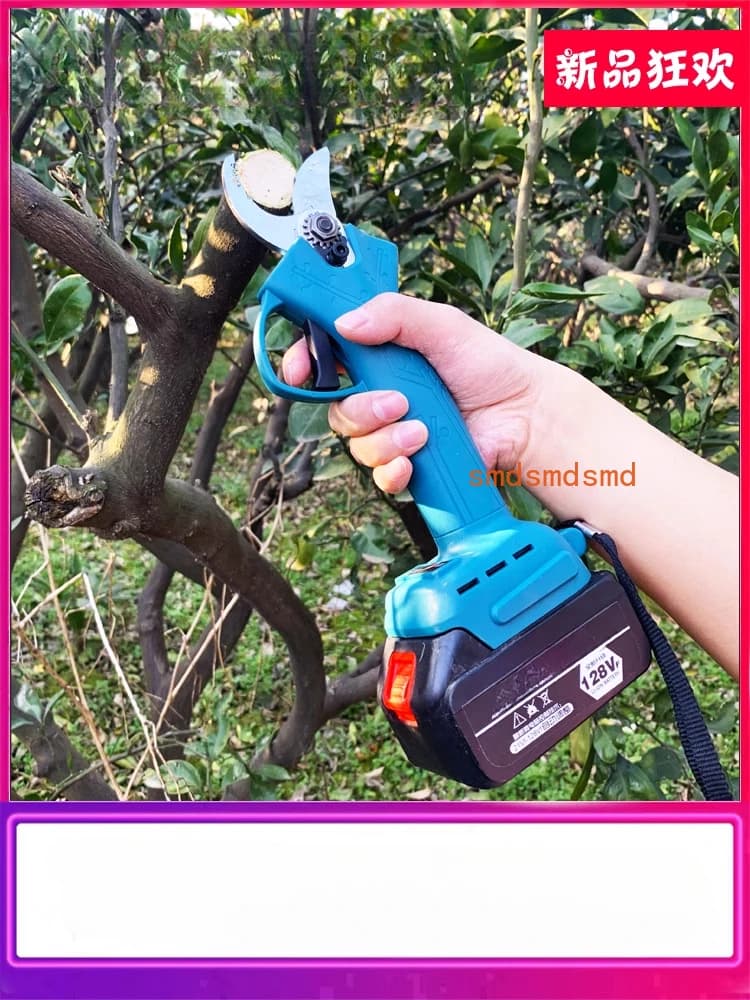 Forbici elettriche per potatura con batteria al litio, attrezzo da giardinaggio per potatura