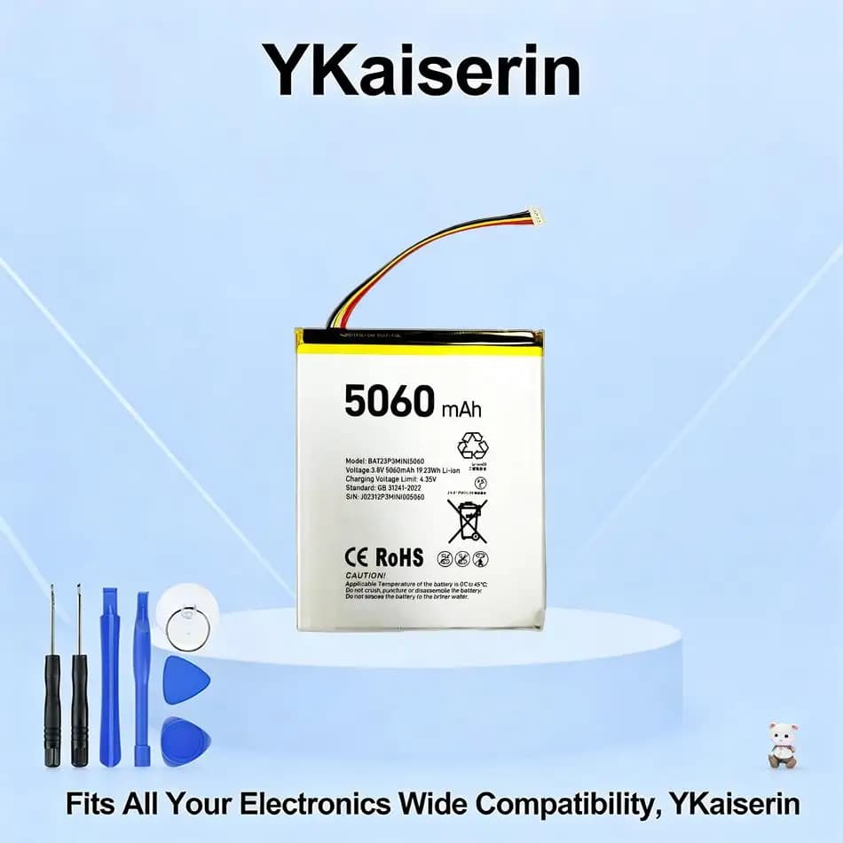 Batteria per Tablet Doogee U9 U10 U10Pro BAT23P3MINI5060 5060mAh con Buone Prestazioni a Basse Temperature