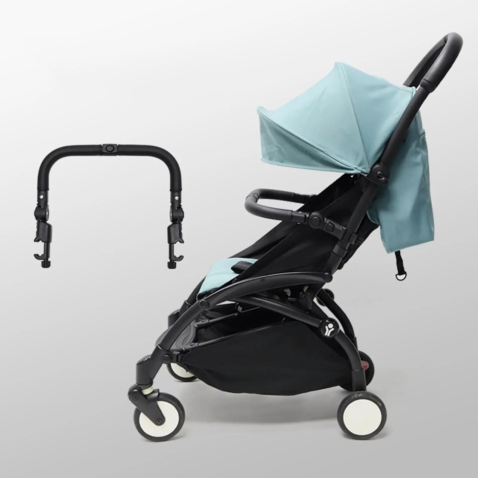 Stroller Bar Protective Dual Opening Handrails Stroller Front Hand Bar Universal Handle for Stroller Pram Pushchair Accessories
