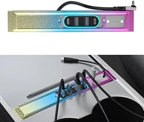 USB Docking Station for Charging Y/Model 3 2021-2024