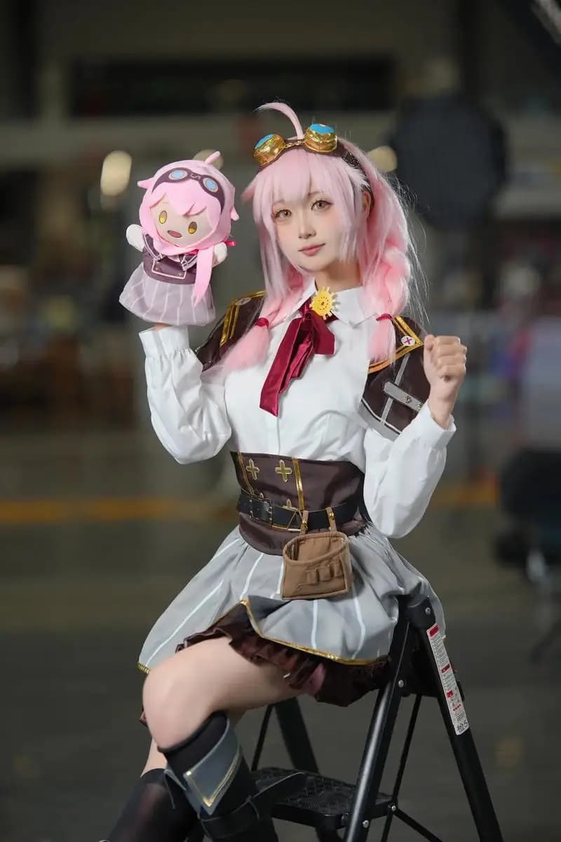 Ace Taffy Cosplay Costume VTuber Lolita Kimono Uniform for Halloween Christmas Party Masquerade Anime Shows