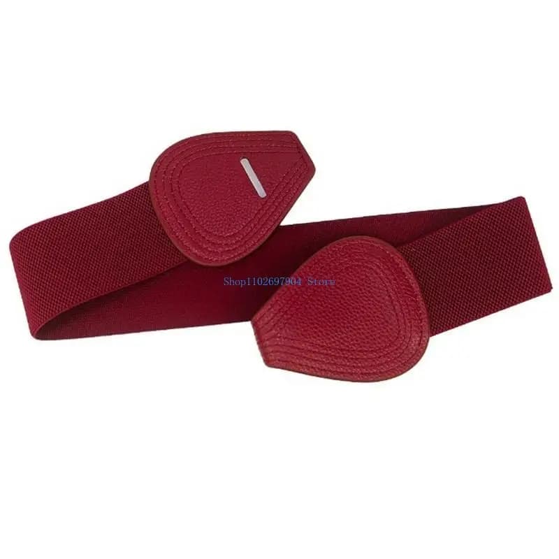 N7YF All Matching Cincher Elastic Corset Belt Female Fashion Corset Wide Waistband Waist Cincher Decorative Belt for Dresses
