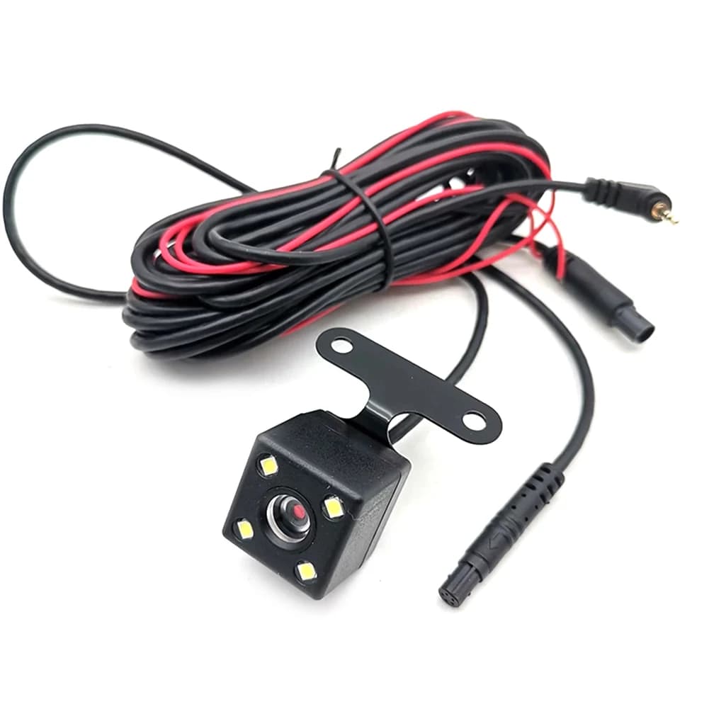 5 Pin Car Rear Camera with Night Vision HD, 4 LEDs, Wide Angle and Extension Cable