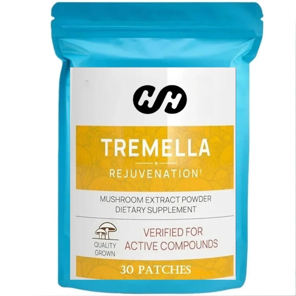 Real Tremella Mushroom Transdermal Patchess To Support Beauty, Collagen, & Healthy Skin 30 Patches