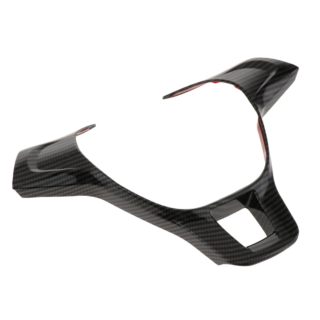 Volante interno Paillettes Copertura Trim Adesivo ABS Telaio di lusso Aggiornamento per Golf Mk6 2014 2015 Interni