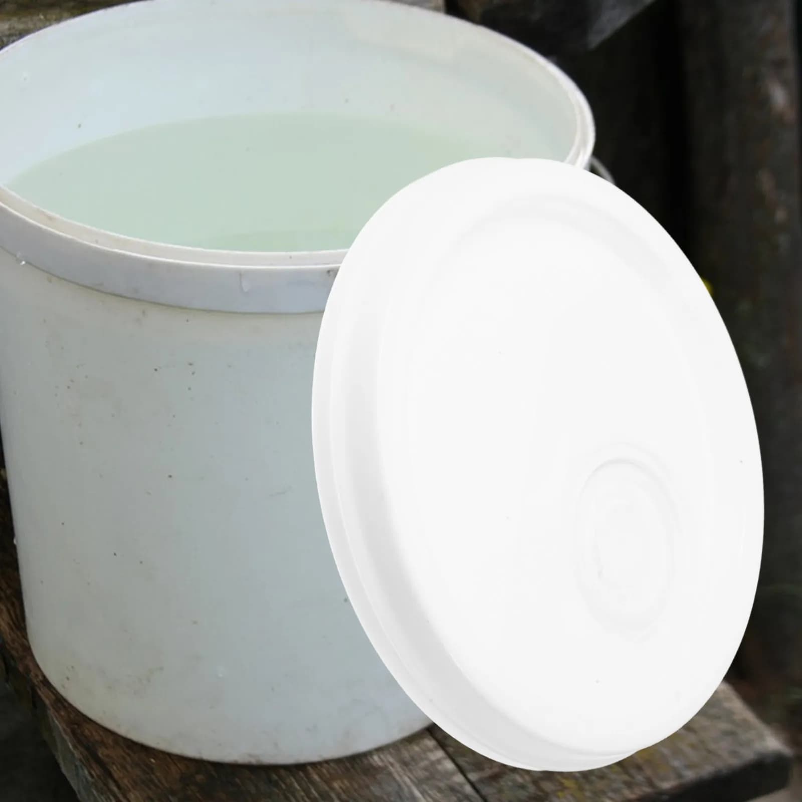 Round ABS Plastic Bucket Lid Oil Spout Leak-Proof Cover Durable Paint Barrel Seal Storage Cap Paint Bucket with Lid