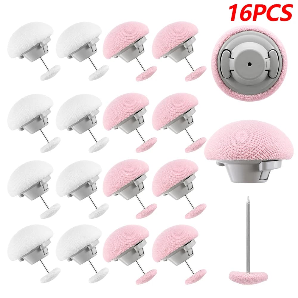16 Pezzi Clip per Lenzuola Riutilizzabili, Fermagli Antiscivolo per Piumoni, Fissaggi per Biancheria da Letto, Perni per Inserti Piumino, Cuscini, Tende, Prevenzione dello Spostamento