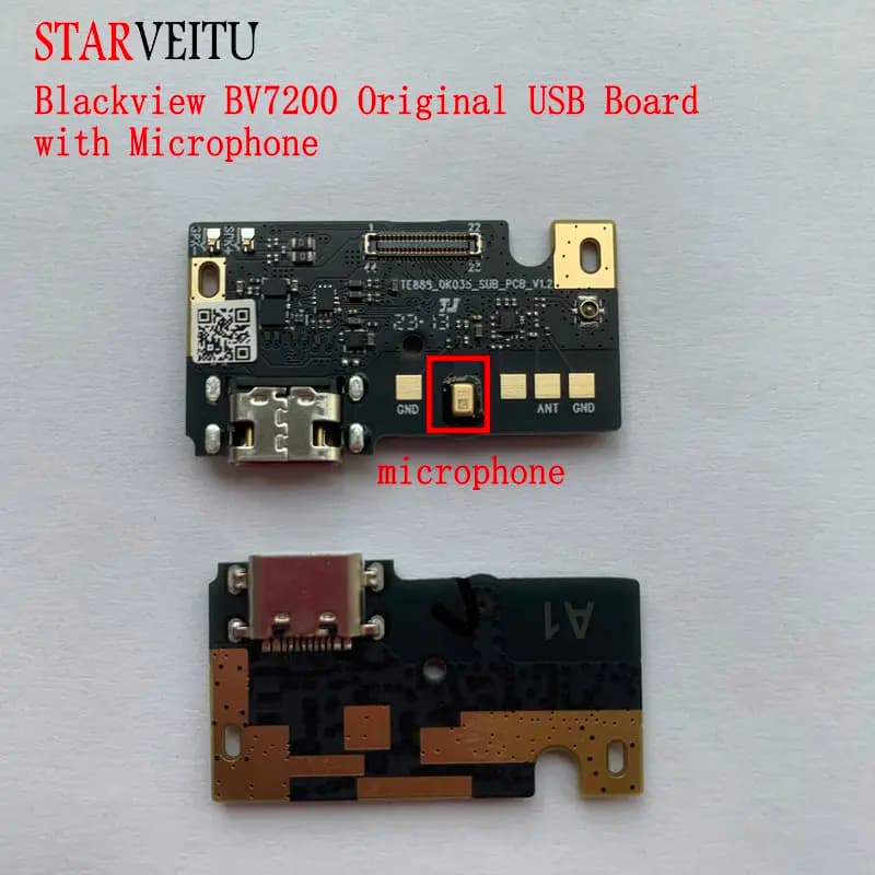 Scheda USB per Blackview BV7200 Microfono originale Tipo C Dock di ricarica Accessori per telefoni cellulari