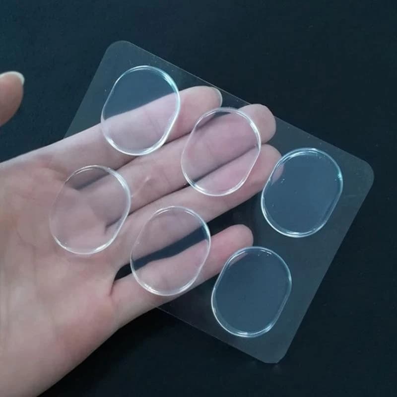 6pcs Damener a tamburo trasparente per tamburi tamburi silenziatori MUTI MUFFLER AMBAGGI GEL