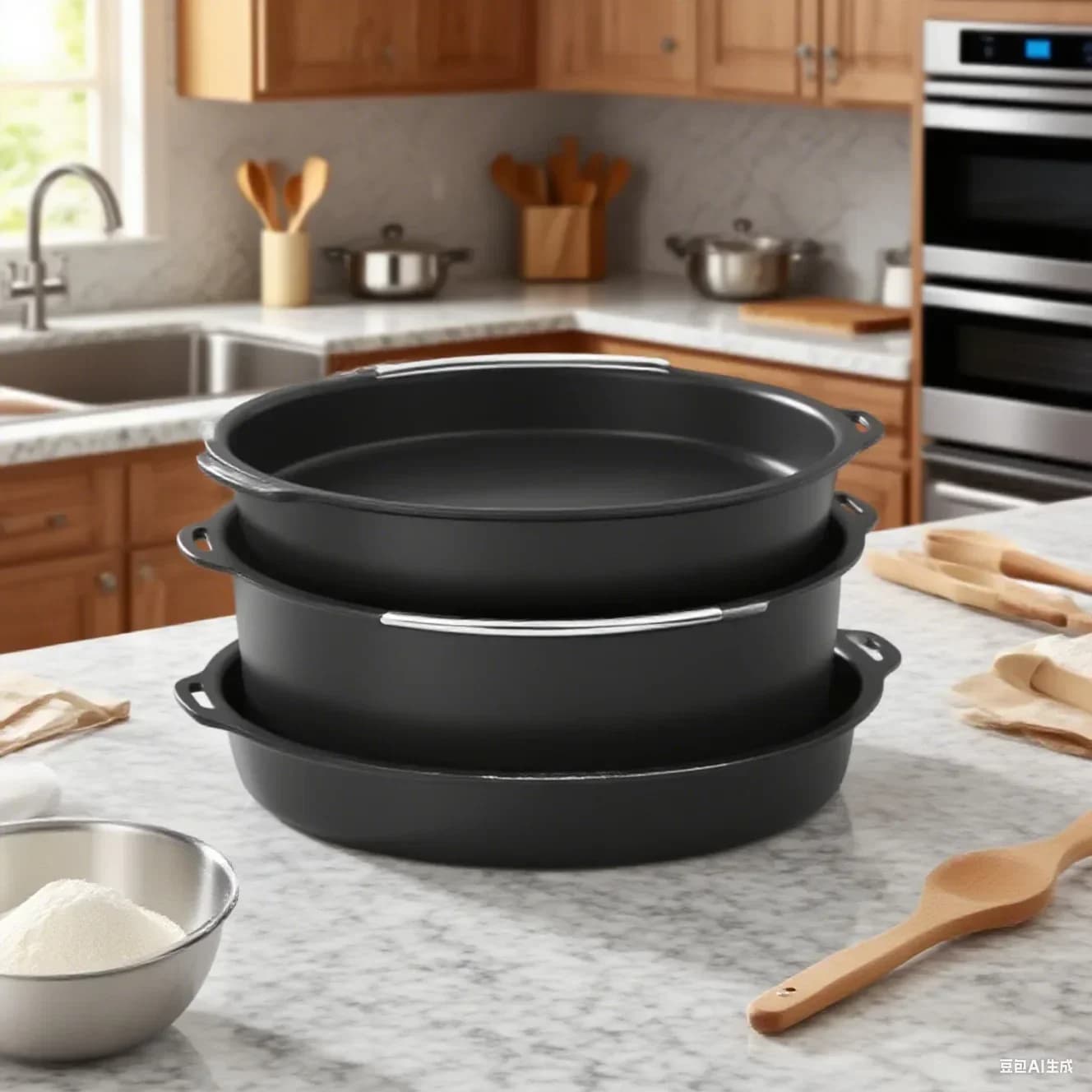 Accessories for air fryer Pizza and baskets for portable cakes 6", 7", 8", 9"; Bakery cake baskets and portable cake baskets