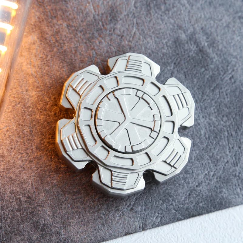 EDC Apri l'armatura Spinner per dita in acciaio inossidabile Giocattolo antistress per ufficio Giocattoli antistress Giocattoli agitati per regalo per adulti