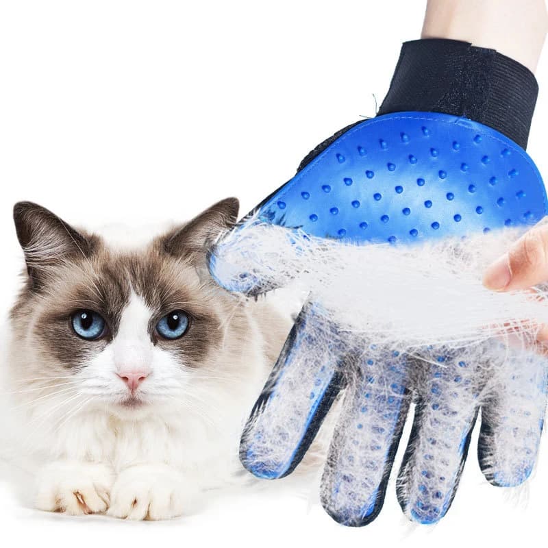 1PC Gatto Capelli Rimuovere Guanti di Gomma Pet Bellezza Pulizia Toelettatura Efficace Massaggio Pettini Per Cani Spazzola Galleggiante 6 Colori