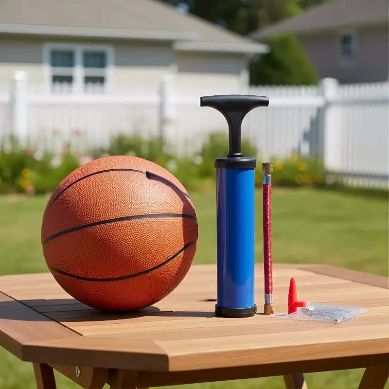 Kit di 10 mini pompe ad aria manuale con ago per gonfiare palloni da calcio, basket, pallavolo e altri sport, strumento per il gonfiaggio quotidiano.