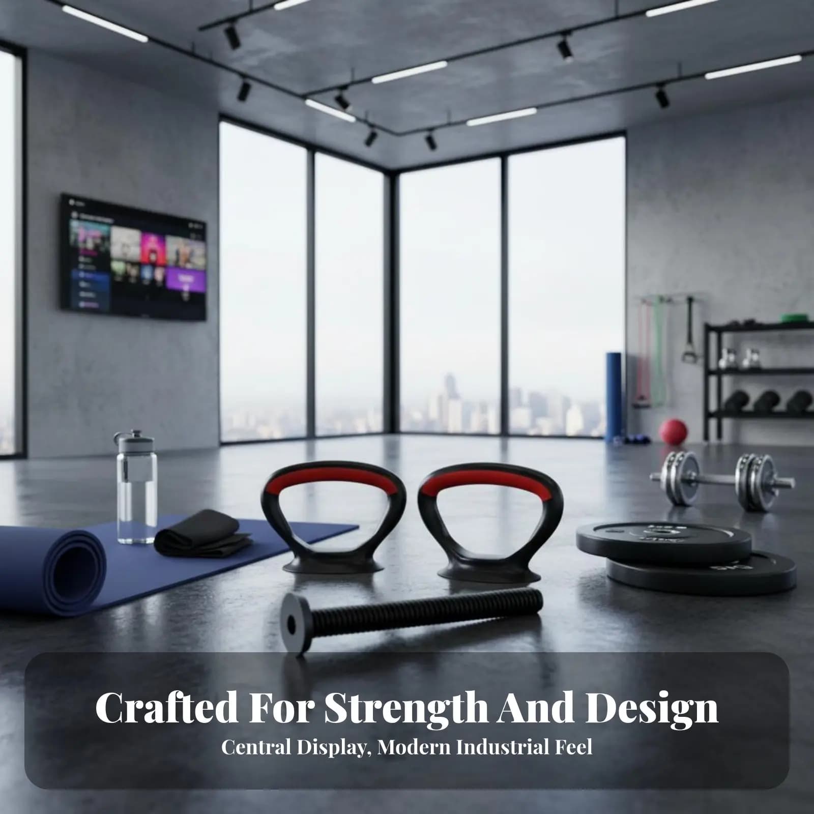 Adjustable Handle for Kettlebell, Kettlebell Multifunction Adapter, Ergonomic Flex Support