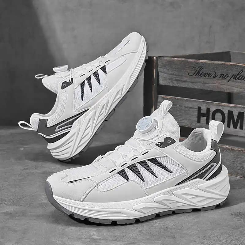 Scarpe da Tennis di Lusso in Pelle Naturale Primavera-Autunno per Uomo, Sneakers Sportive 2025 Importate