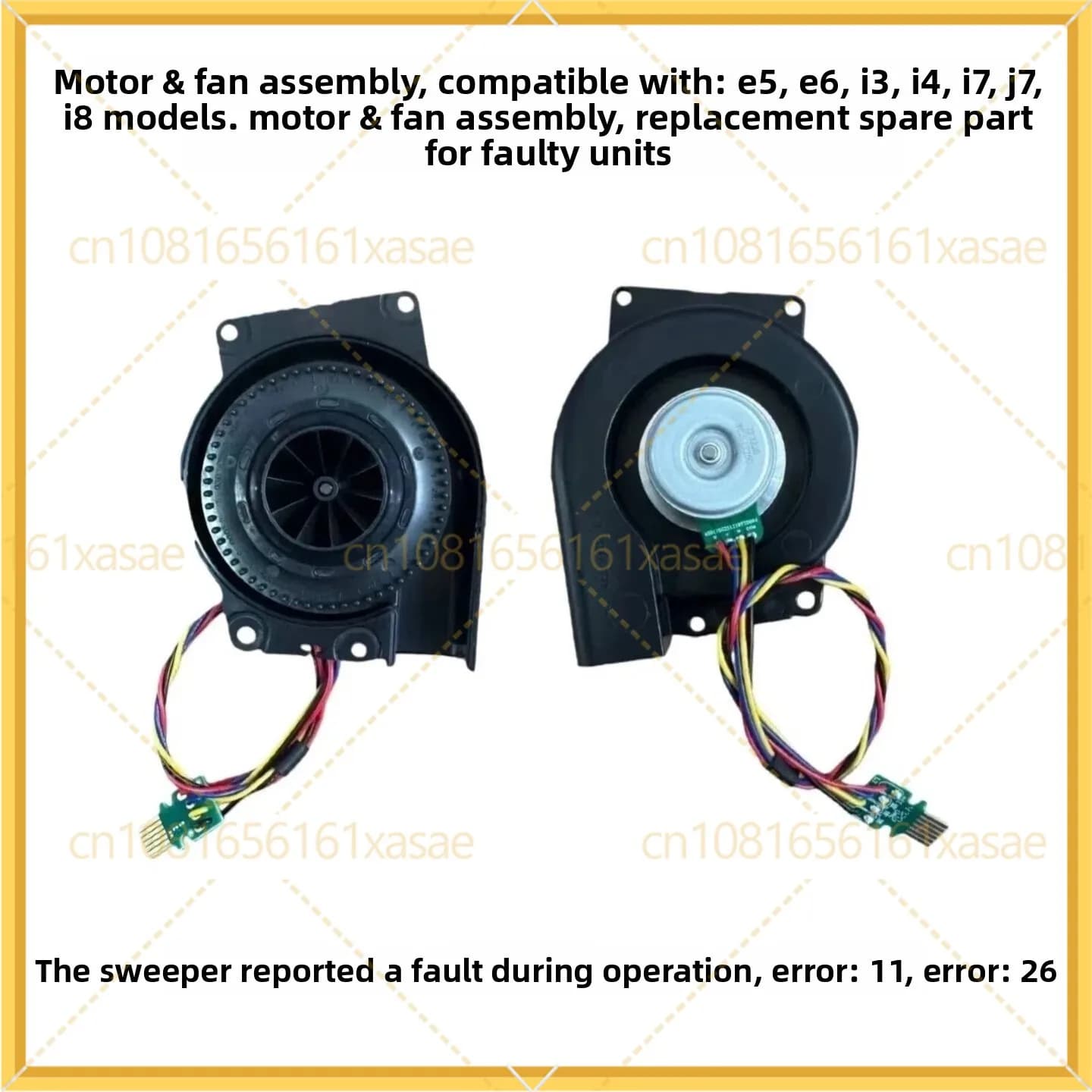 Motor Fan Module For iRobot E5 E6 I3 I4 I7 J7 I8 Robot Vacuum Cleaner Spare Repair Replacement Parts