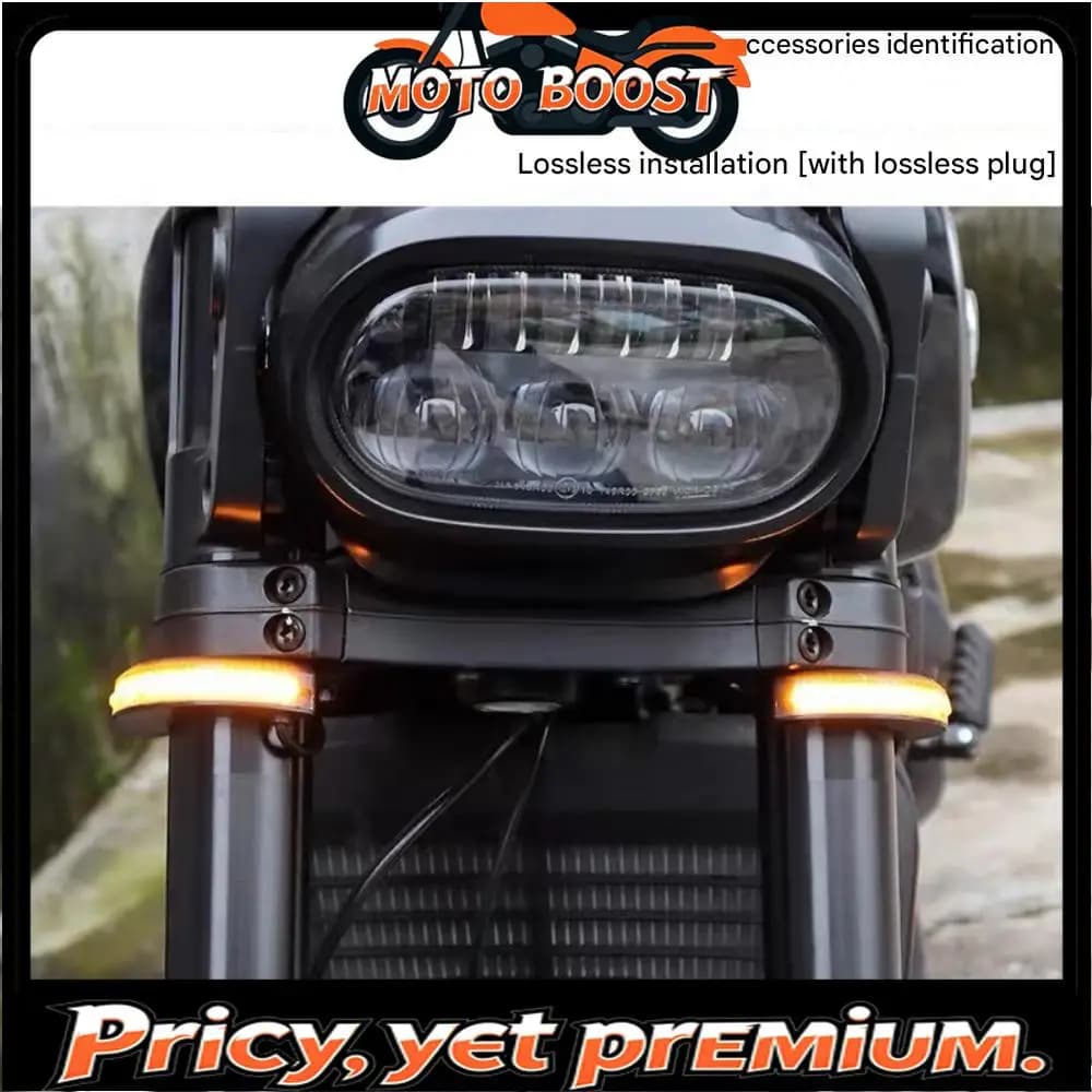 Indicatori di direzione modificati per SRV 600, Dark Flag 500, Chinchilla 500, accessori con anello LED modificato per indicatori di direzione.