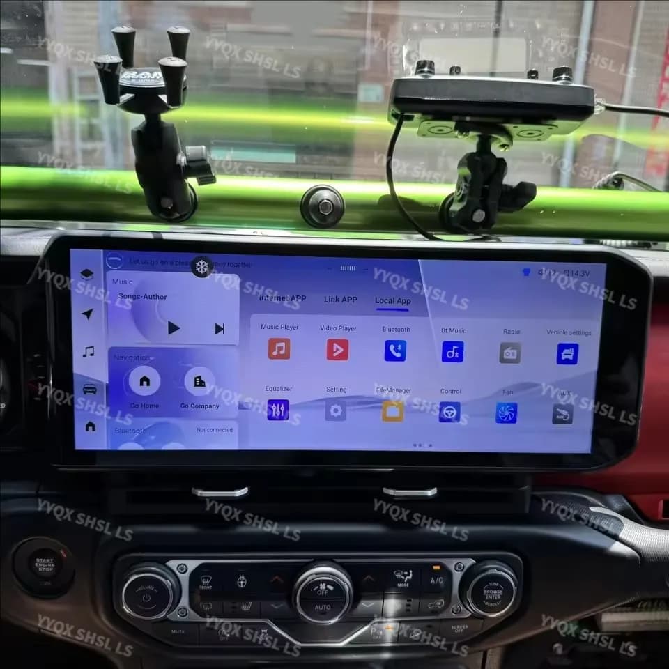 Android 13.0 8GB + 256GB Autoradio Per Jeep Wrangler 3 JK 2011-2024 Lettore Multimediale Stereo Unità di Testa di Navigazione GPS