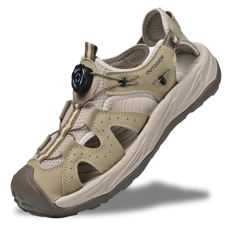 Sandali da esterno da uomo, scarpe da trekking ad asciugatura rapida, scarpe da acqua antiscivolo, cinturini con fibbia girevole, scarpe da trekking estive da spiaggia, scarpe da trekking, scarpe da trekking estive per