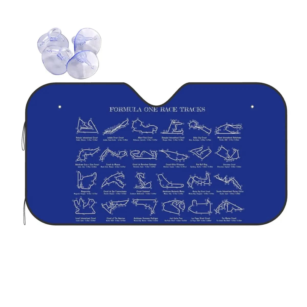 Tracce da corsa F1 (stencil bianco senza sfondo) Parabrezza parasole Parabrezza anteriore per auto Finestra Visiera parasole Accessori Coperture