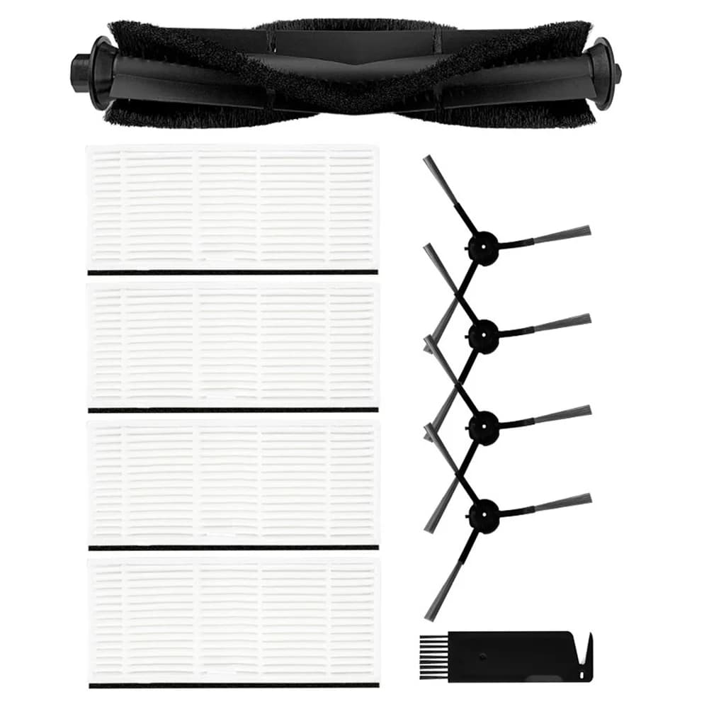 Side Roller Brush Cleaning Brush 4 Filters 4 Side Brush For Ultenic D6s Replacement Robot Vacuum Cleaner Side