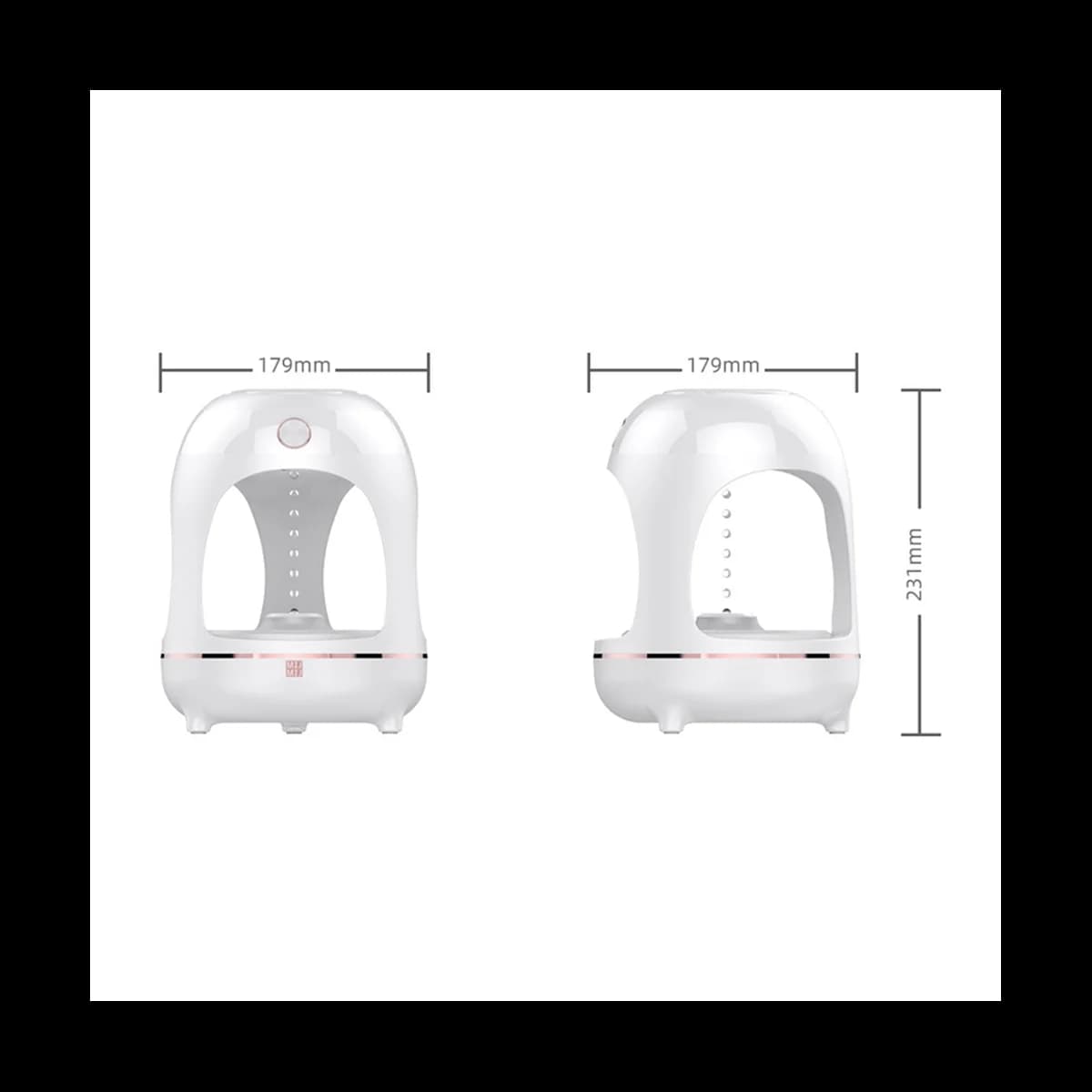 Umidificatore muto da tavolo Umidificatore nebulizzatore ad ultrasuoni 700 ml Umidificatore USB Diffusore per camera da letto Ufficio Desktop Home -A-ABLM