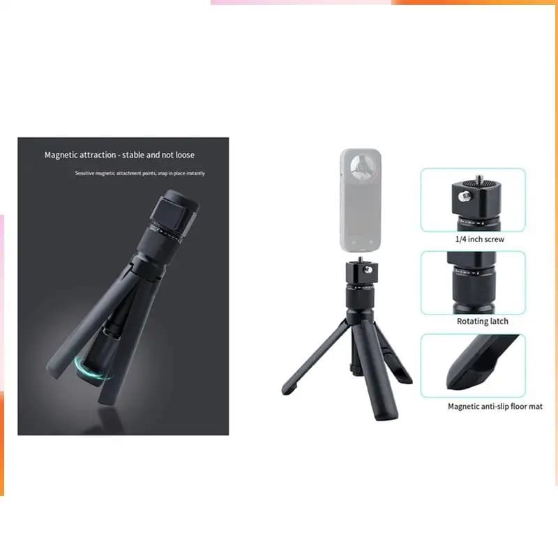 A92Z Per Insta360 X5 X4 X3 Bastone Selfie Invisibile Bullet Time Maniglia Treppiede Esteso Bundle Per Telecamere Panoramiche