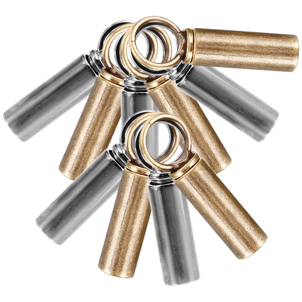 10Pcs Metal Drawstring Cord Stops Cord End Locks for Hoodie Drawstrings Jacket Hat Pants Bag Lanyard DIY Shoelace Caps Rope