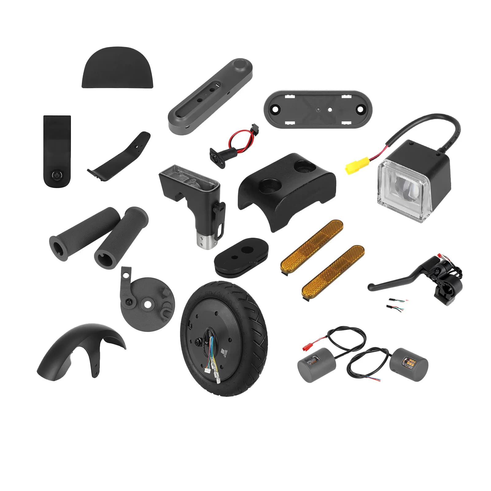 For Xiaomi 6 Electric Scooter Mi6 Replacement Parts Fender Display Cover Kickstand Headlight Turn Signal Grip Motor Bracket