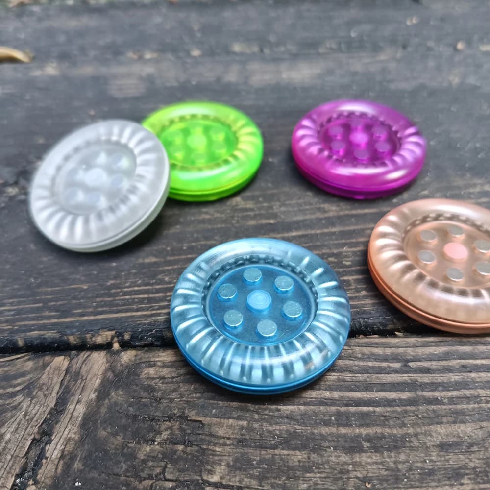 Materiale PEI colorato fidget spinner adulto EDC giocattoli sensoriali autismo giocattoli antistress ADHD giroscopio a manovella per alleviare l'ansia