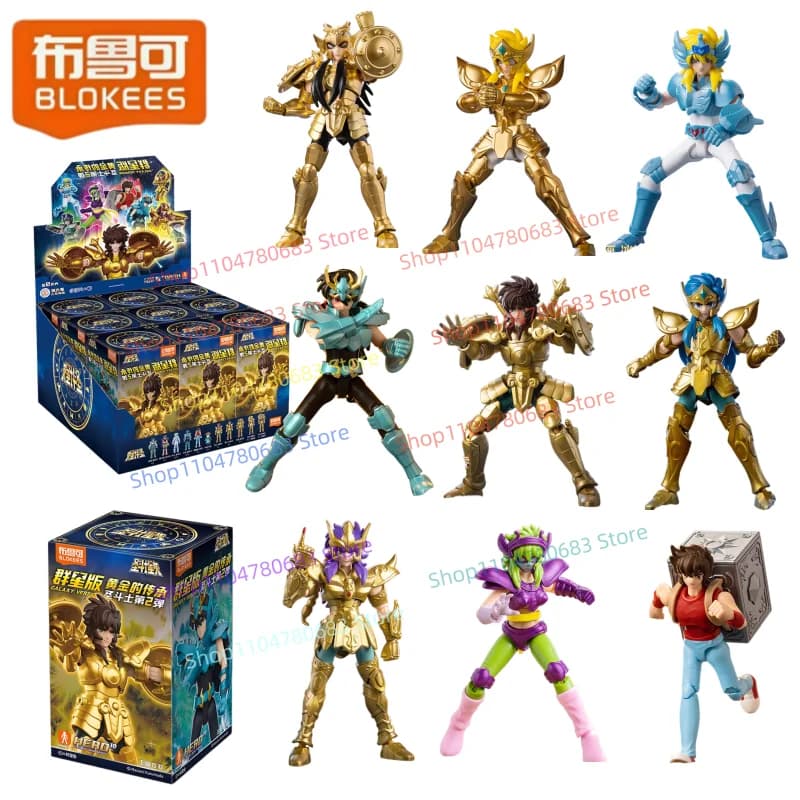 Disponibile BLOKEES Set di Costruzioni Saint Seiya Versione Galassia 2, Giocattolo da Assemblare, Modelli Cygnus Hyoga, Draco, Shiryu, Ornamenti Regalo