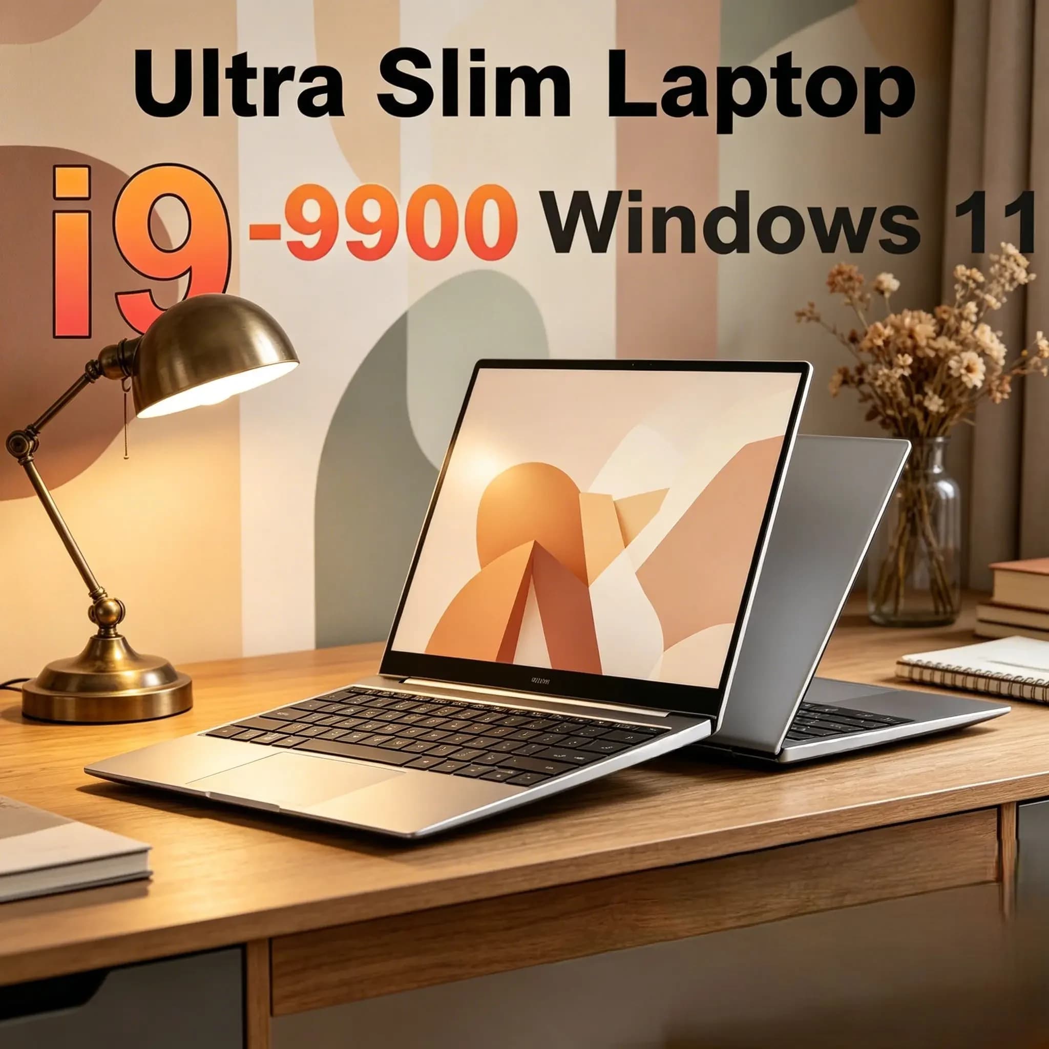 Laptop da gioco ultra sottile da 15,6 pollici, Intel Core I9-9900, 32 GB 2 TB, schermo HD 1080P, Windows 11 Pro, PC ad alta velocità per l'ufficio