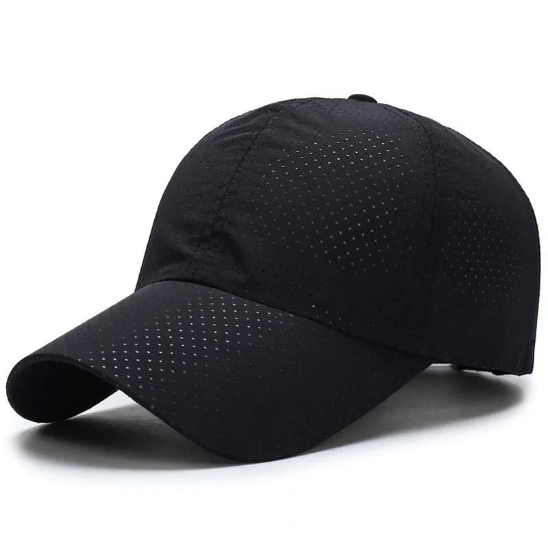 Men's hat spring summer cap in net solid color baseball cap woman autumn Korean edition hat for sun protection cap with breathable visor in net